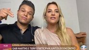 Gabi Martins e Tierry explicam aliança na mão esquerda - Reprodução/TV Globo