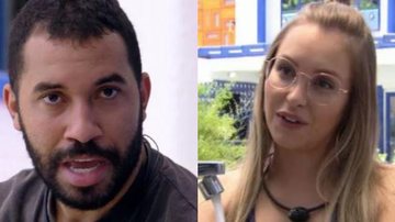 Carla Diaz e Gilberto falam sobre as relações da casa e as reações do queridômetro - Reprodução/Tv Globo