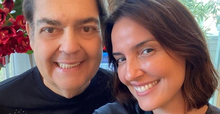 Luciana Cardoso posa coladinha com o marido, Fausto Silva - Foto/Instagram