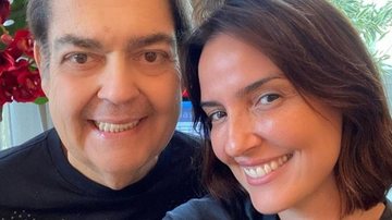 Luciana Cardoso posa coladinha com o marido, Fausto Silva - Foto/Instagram