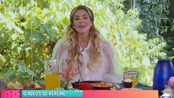 No Mais Você, Kerline reflete sobre o BBB21: ''Fiquei cega'' - Reprodução/TV Globo