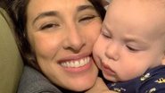 Giselle Itié compartilha foto do filho mordendo uma bolinha - Reprodução/Instagram