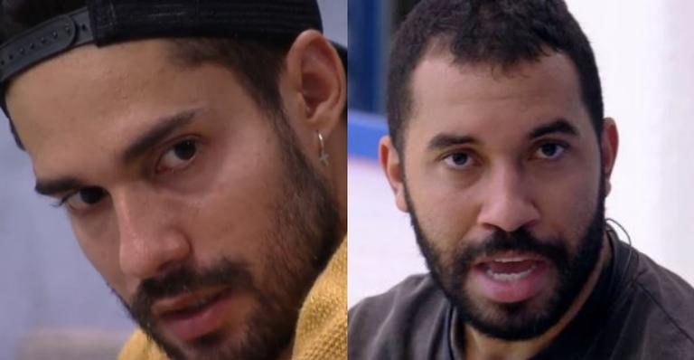 Gilberto e Arcrebiano falam sobre suas expectativas em relação ao paredão - Reprodução/Tv Globo