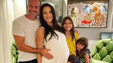 Kyra Gracie e Malvino Salvador ao lado da família - Foto/Instagram
