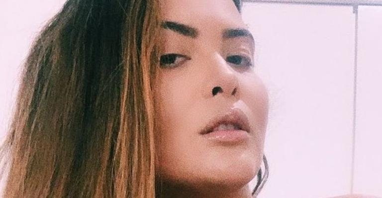 Geisy Arruda empina o bumbum com calcinha transparente - Reprodução/Instagram