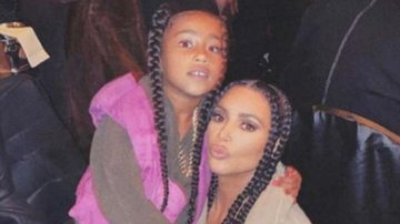 Kim Kardashian ao lado de North West, sua filha mais velha - Foto/Instagram