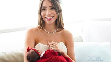 Romana Novais mostra o pézinho da filha recém-nascida - Reprodução/Instagram