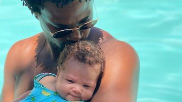 David Junior celebra 2 meses da filha, Aurora - Reprodução/Instagram