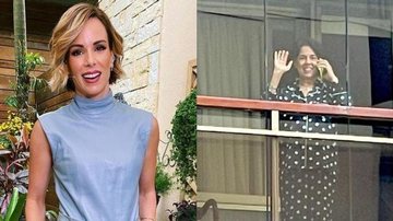 Ana Furtado parabeniza a mãe pela janela - Reprodução/Instagram