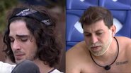 Caio e Fiuk conversam sobre o desentendimento que tiveram no começo do programa por conta da comida na xepa - Reprodução/Tv Globo