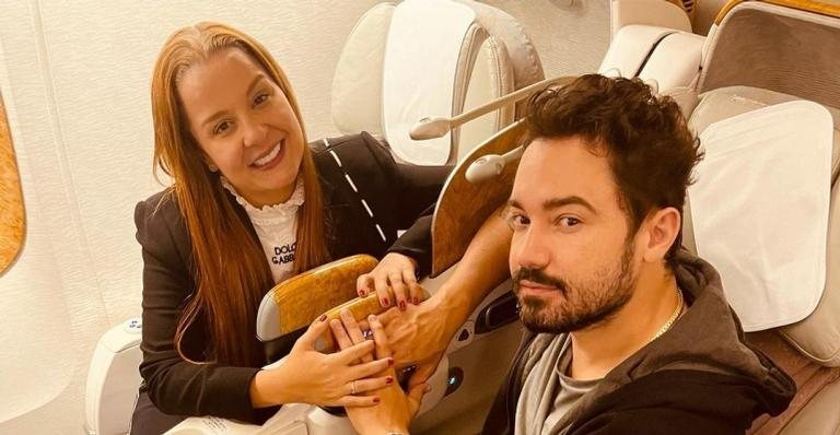 Maiara e Fernando Zor durante viagem para Dubai - Foto/Instagram