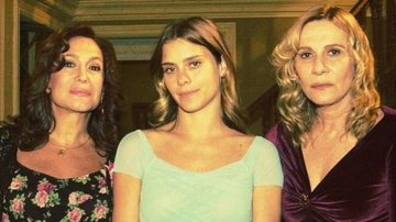 Carolina Dieckmann, Renata Sorrah e Susana Vieira nos bastidores de 'Senhora do Destino' - Foto/Divulgação TV Globo