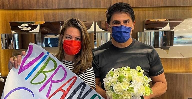 Elaine celebra alta hospitalar do marido, Cesar Filho - Reprodução/Instagram