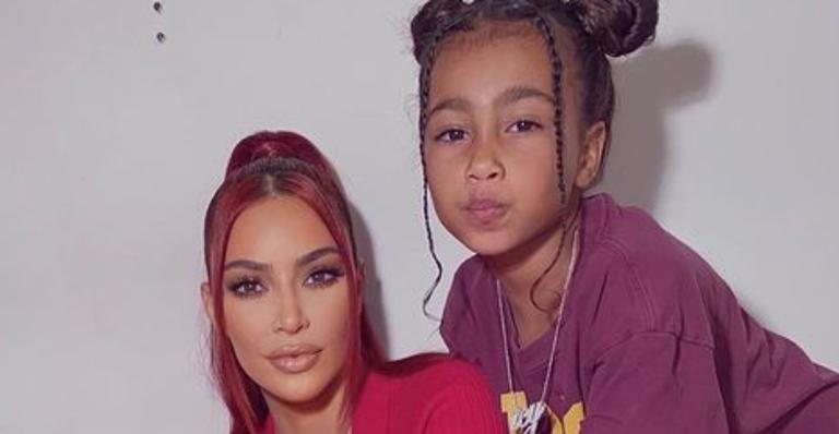 Kim Kardashian se derrete ao publicar lindo registro de sua filha mais velha, North West - Reprodução/Instagram