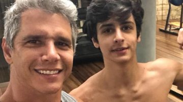 Marcio Garcia faz clique pós treino com o filho mais velho - Reprodução/Instagram