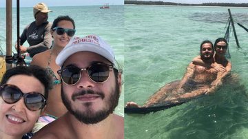 Fátima Bernardes curte férias com as filhas e o namorado - Reprodução/Instagram