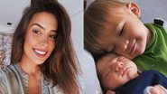 Gabi Brandt encanta fãs ao posar coladinha com os dois filhos - Reprodução/Instagram