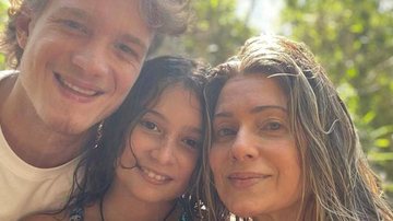 Leticia Spiller aproveita dia na praia com os filhos - Reprodução/Instagram