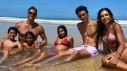 Marcio Garcia curte dia ensolarado na piscina ao lado de sua família - Reprodução/Instagram