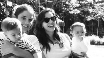 Rafa Brites e Tainá Muller posam com os filhos na web - Reprodução/Instagram
