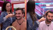BBB21: Juliette corta o cabelo de Arthur e Gil - Divulgação/TV Globo