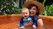 Titi Müller se diverte na companhia do filho durante dia na piscina - Reprodução/Instagram