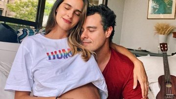 Ao lado de Joaquim Lopes, Marcella Fogaça exibe barrigão de grávida - Reprodução/Instagram