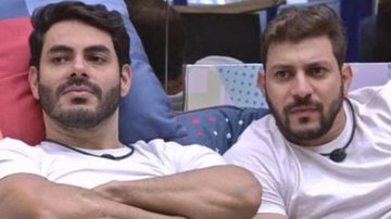 BBB21: Caio e Rodolffo quebram tampa de panela - Reprodução/TV Globo