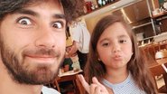 Hugo Moura passa a tarde se divertindo com Maria Flor - Reprodução/Instagram