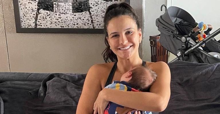Kyra Gracie ensina o filho recém-nascido a lutar - Reprodução/Instagram