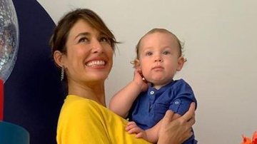 Giselle Itié posa com a família no aniversário do filho - Reprodução/Instagram