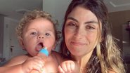 Mariana Uhlmann se derrete por clique fofíssimo do filho caçula, Vicente - Reprodução/Instagram