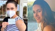 Fernanda Machado é vacinada contra a Covid-19 - Reprodução/Instagram