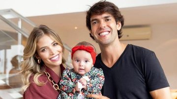 Filha caçula de Kaká surge fantasiada de coelhinha durante a celebração de seus 5 meses de vida - Reprodução/Instagram