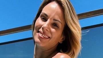 Ana Furtado renova o bronzeado de biquíni na piscina - Reprodução/Instagram