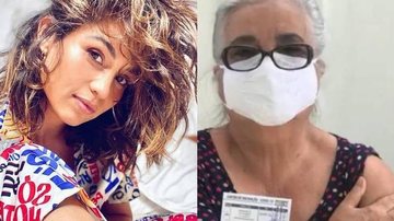 Avó de Nanda Costa é vacinada contra a Covid-19 - Reprodução/Instagram