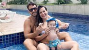 Elieser Ambrósio e Kamilla Salgado posam caracterizados para o mesversário de 6 meses de seu filho, Bento - Reprodução/Instagram