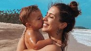 Gabi Brandt encanta fãs ao exibir filho recebendo massagem - Reprodução/Instagram