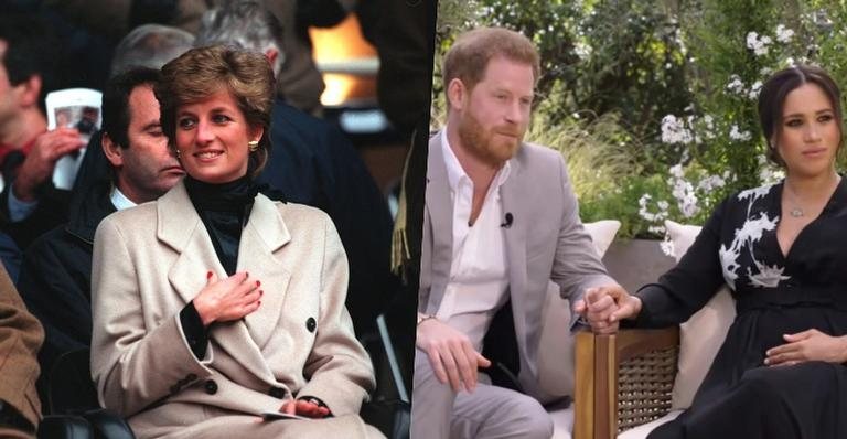 Meghan Markle e Harry preparam homenagem para a princesa Diana - Foto/Getty Images e Reprodução