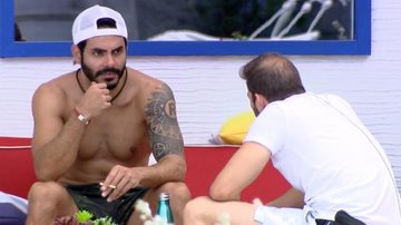 BBB21: Caio e Rodolffo conversam sobre os próximos paredões - Divulgação/TV Globo
