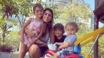 Mariana Uhlmann divide momento de carinho com os filhos! - Foto/Instagram