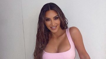 Kim Kardashian dispensa produção nas férias e surge de cara lavada - Reprodução/Instagram