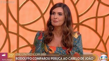 Fátima Bernardes critica justificativa de Rodolffo - Reprodução/Globo