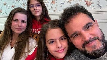 Luciano Camargo deseja um ótimo dia com um clique em família - Reprodução/Instagram