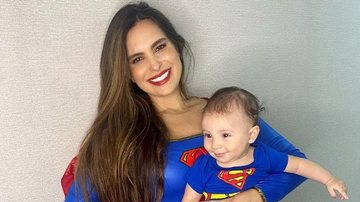 Kamilla Salgado brinca ao perceber que filho está crescendo - Reprodução/Instagram