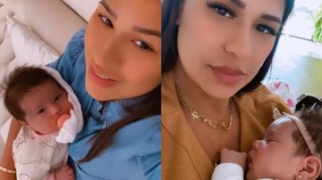 Simone Mendes explode o fofurômetro com ensaio newborn da filha, Zaya - Reprodução/Instagram