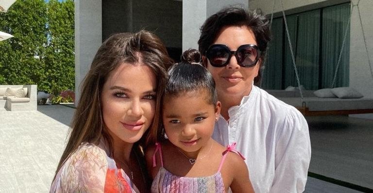 Kris Jenner se derrete pela neta, True - Foto/Instagram