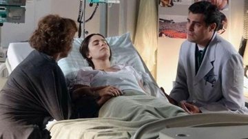 Tenista abrirá os olhos no hospital - Divulgação/TV Globo