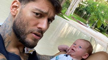 Lucas Lucco encanta ao mostrar momento do filho, Luca, com a avó - Foto/Instagram