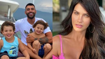 Gusttavo Lima posa com os filhos e Andressa Suita comenta - Reprodução/Instagram